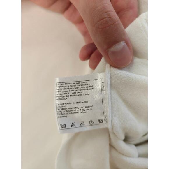 Chanel White Cotton Blend Dress Sz.36 - Picture 5 of 7